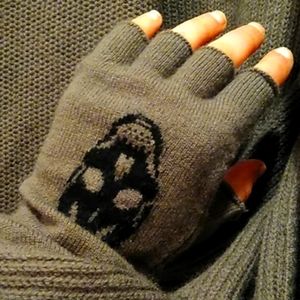 Skull Cashmere Wool Cashmere Long Cardigan Sweater